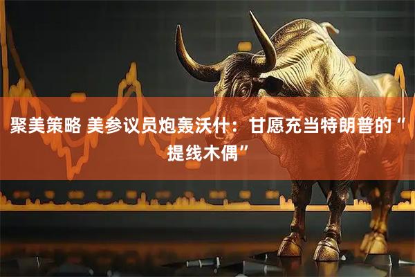 聚美策略 美参议员炮轰沃什:甘愿充当特朗普的“提线木偶”